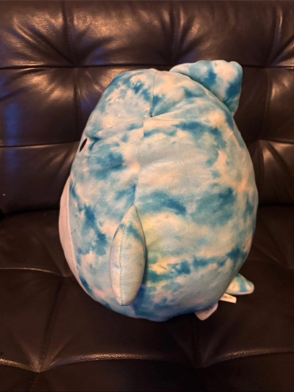 Squishmallows Blue Tie-Dye Plush Pillow Buddy